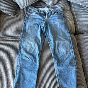 American Eagle Outfitters Light Blue Women's Straight-Leg Jeans